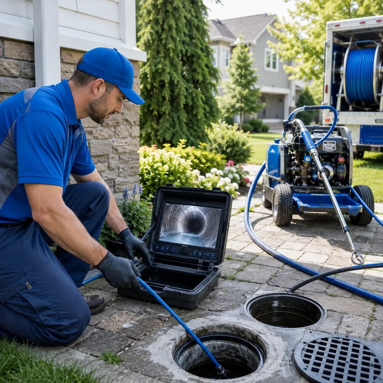 Outdoor drain cleaning professionals serving Pleasantville, NY